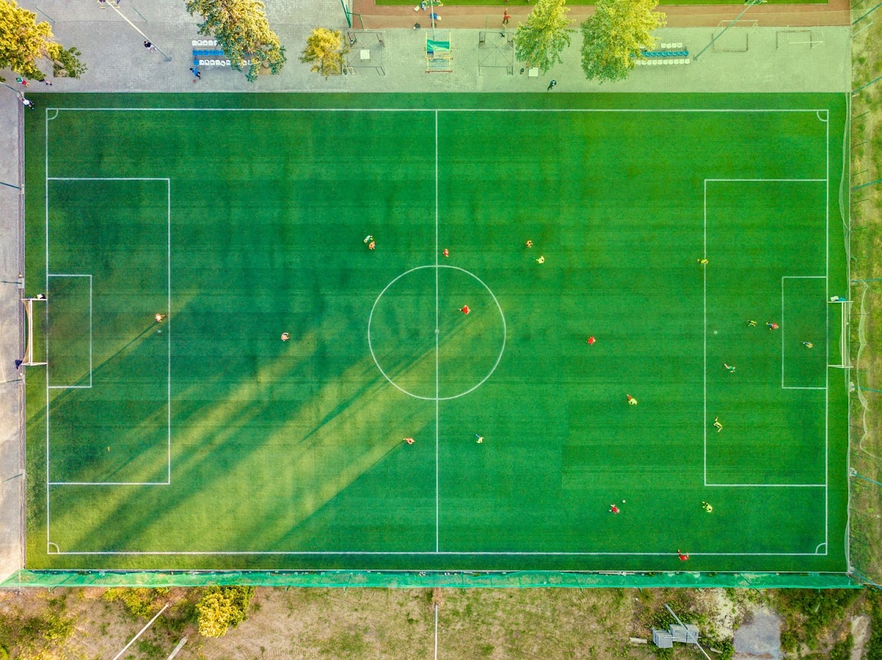 Cancha de Área Chica desde arriba